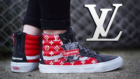 supreme lv collab shoes|supreme x louis vuitton collection.